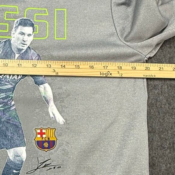 Lionel Messi #10 Hoodie Youth Size‎ Large FCB Futbol Club Barcelona Lightweight - Picture 5 of 9